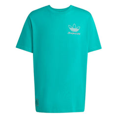 Adidas - Liverpool Terrace Icons Collection Graphic T-Shirt - Green