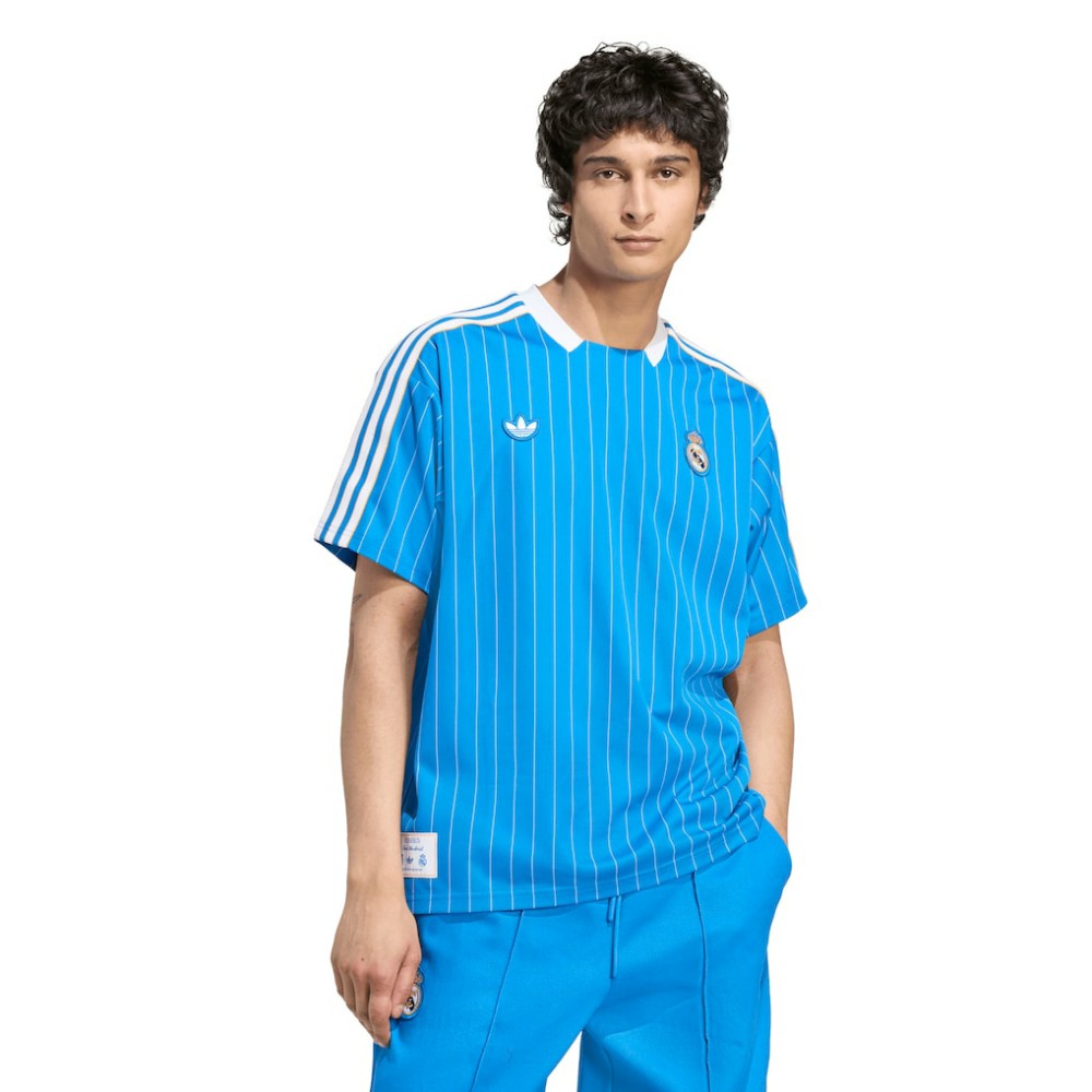 Adidas - Real Madrid Unisex Terrace Icons Jersey - Blue