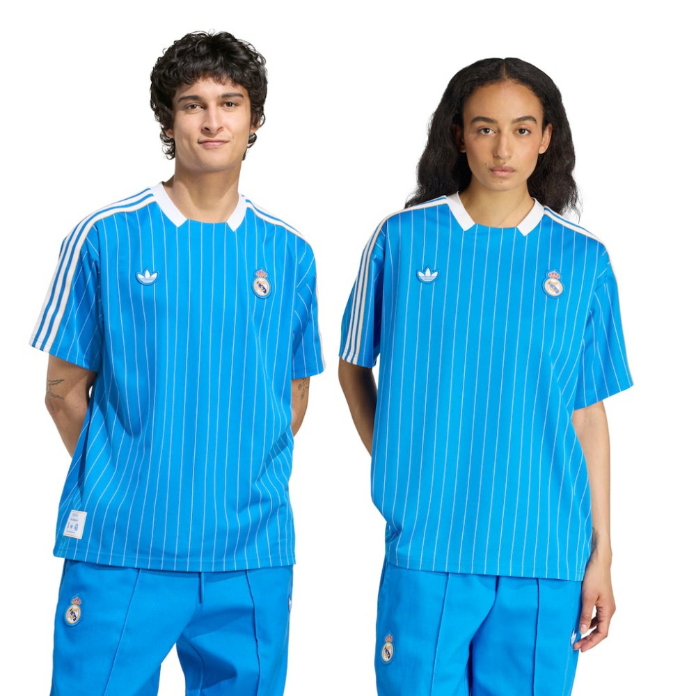 Adidas - Real Madrid Unisex Terrace Icons Jersey - Blue
