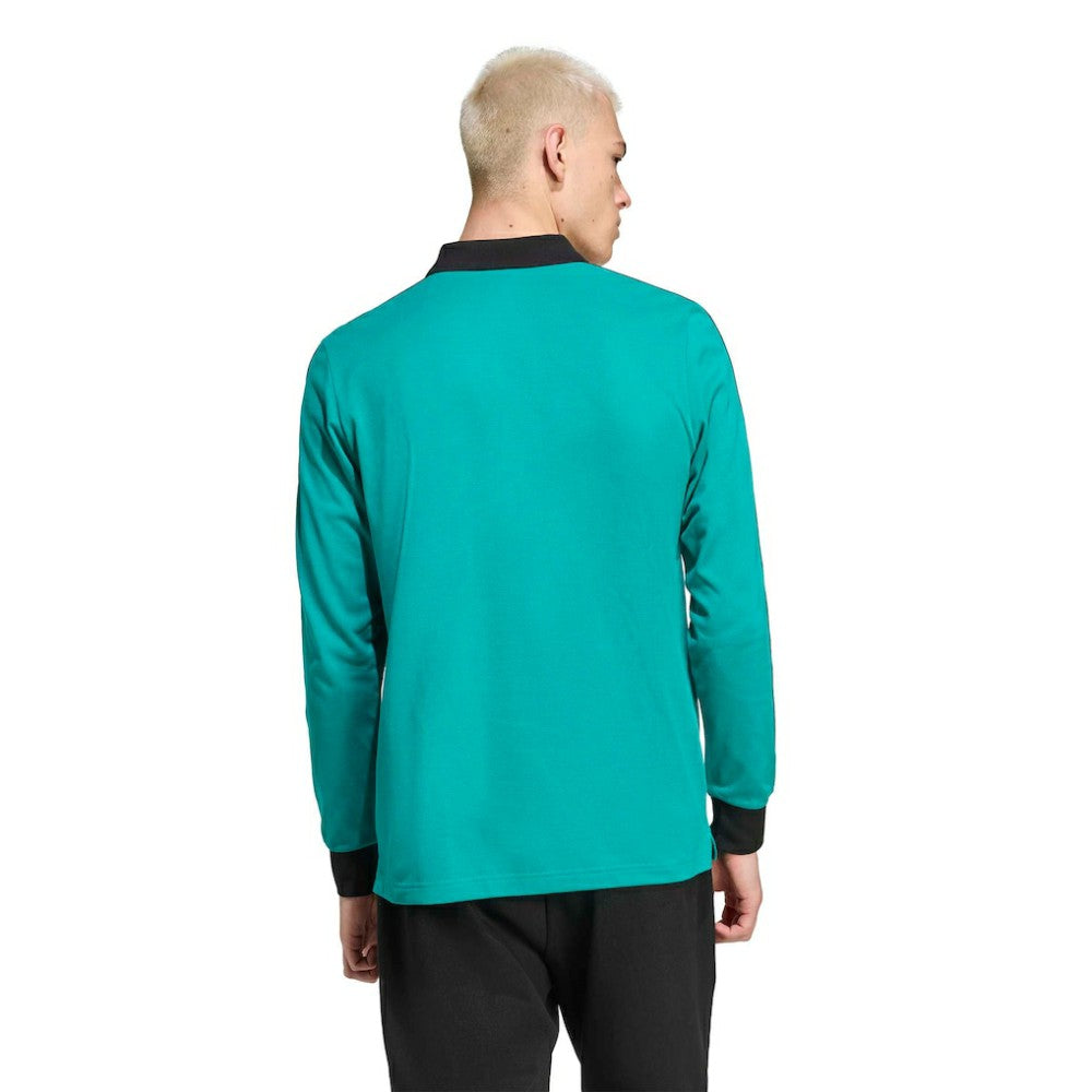 Adidas - Liverpool Terrace Icons Long Sleeve Polo - Green