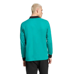 Adidas - Liverpool Terrace Icons Long Sleeve Polo - Green
