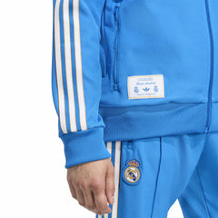 Adidas - Real Madrid Terrace Icons Full-Zip Track Jacket - Blue