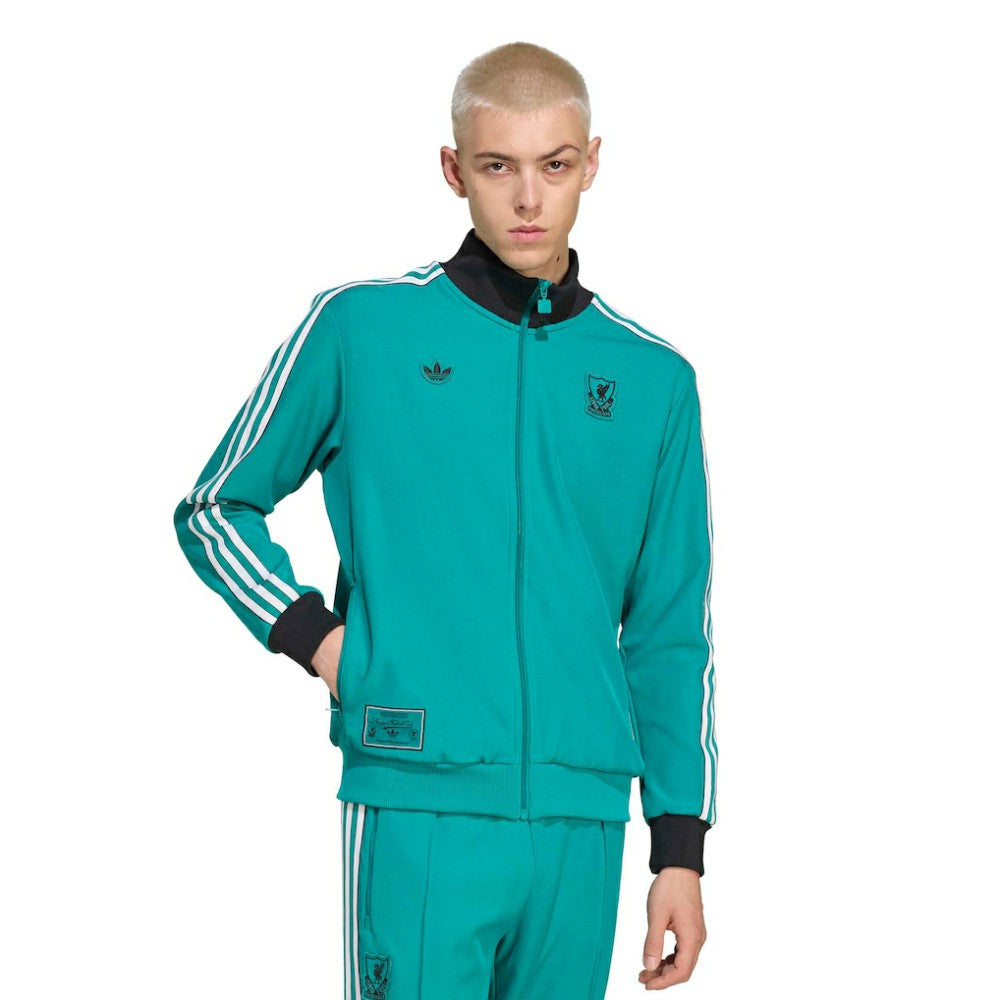 Adidas - Liverpool Terrace Icons Full-Zip Track Jacket - Green