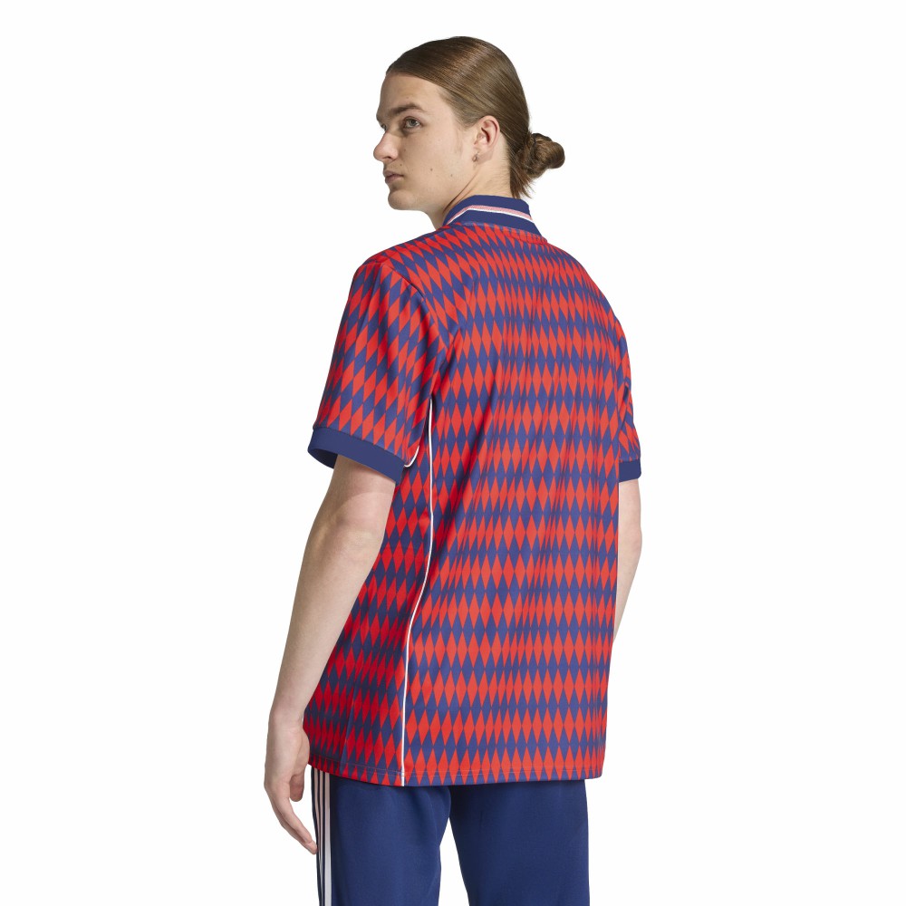 Adidas - Bayern Munich Unisex Lifestyler Fashion Jersey - Red