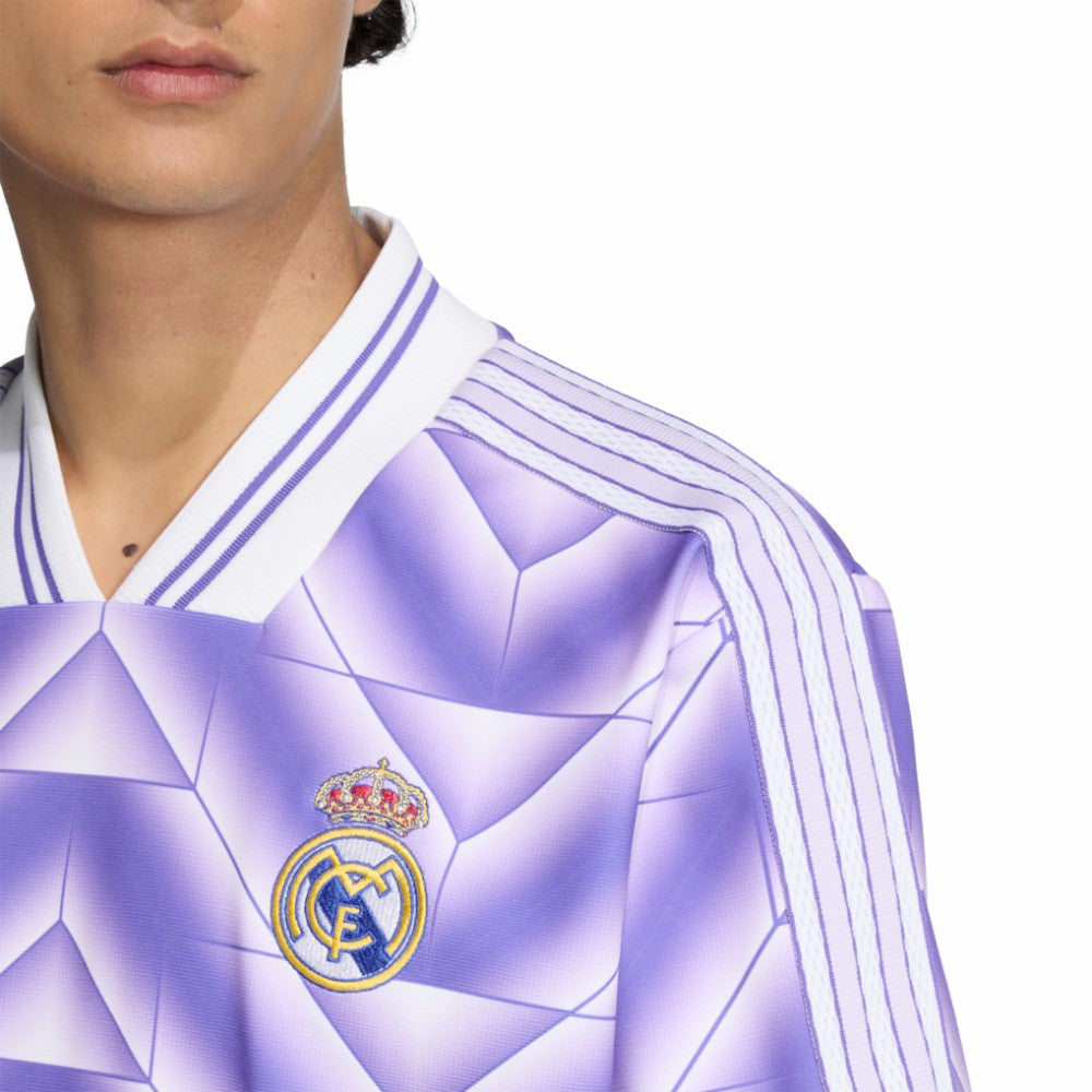 Adidas - Real Madrid Unisex Lifestyler Fashion Jersey - Purple