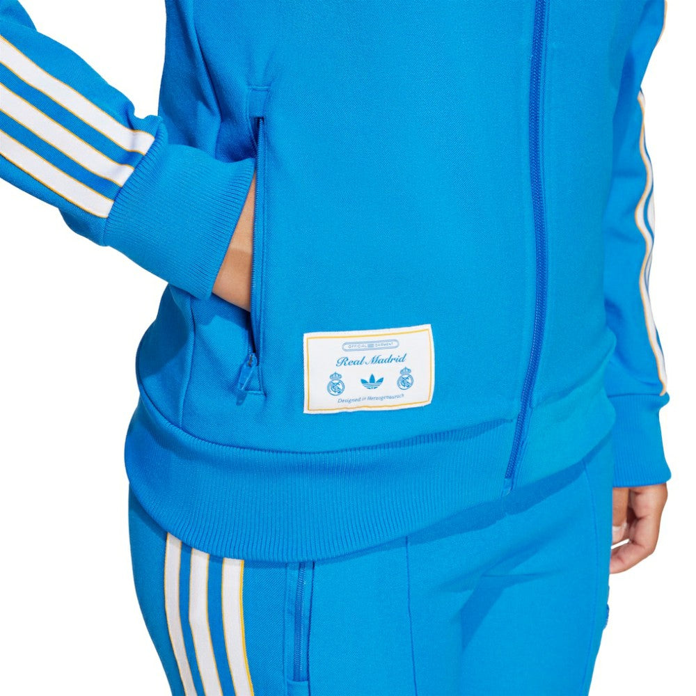 Adidas - Real Madrid Youth Terrace Icons Full-Zip Track Jacket - Blue