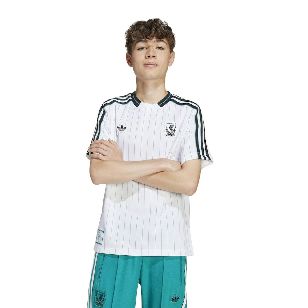 Adidas - Liverpool Youth Terrace Icons Fashion Jersey - White