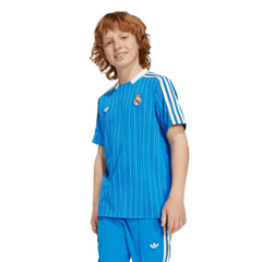 Adidas - Real Madrid Youth Terrace Icons Jersey - Blue