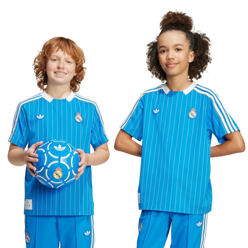 Adidas - Real Madrid Youth Terrace Icons Jersey - Blue