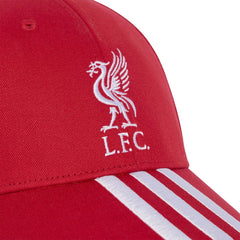 Adidas - Liverpool Unisex Three-Stripe Dad Adjustable Hat - Red