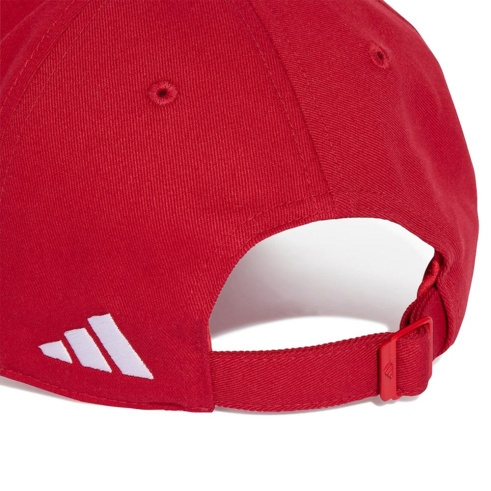 Adidas - Liverpool Unisex Three-Stripe Dad Adjustable Hat - Red