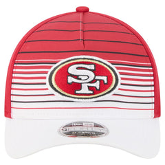 San Francisco 49ers New Era Adventure Gradient 9FORTY M-Crown A-Frame Adjustable Hat - White/Scarlet - NFL