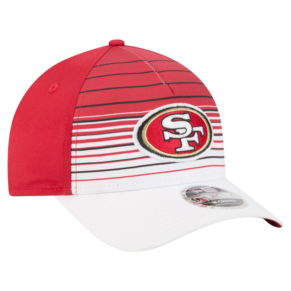 San Francisco 49ers New Era Adventure Gradient 9FORTY M-Crown A-Frame Adjustable Hat - White/Scarlet - NFL