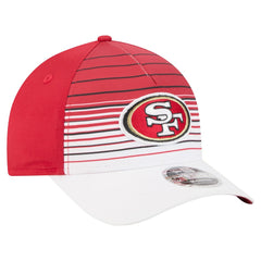 San Francisco 49ers New Era Adventure Gradient 9FORTY M-Crown A-Frame Adjustable Hat - White/Scarlet - NFL