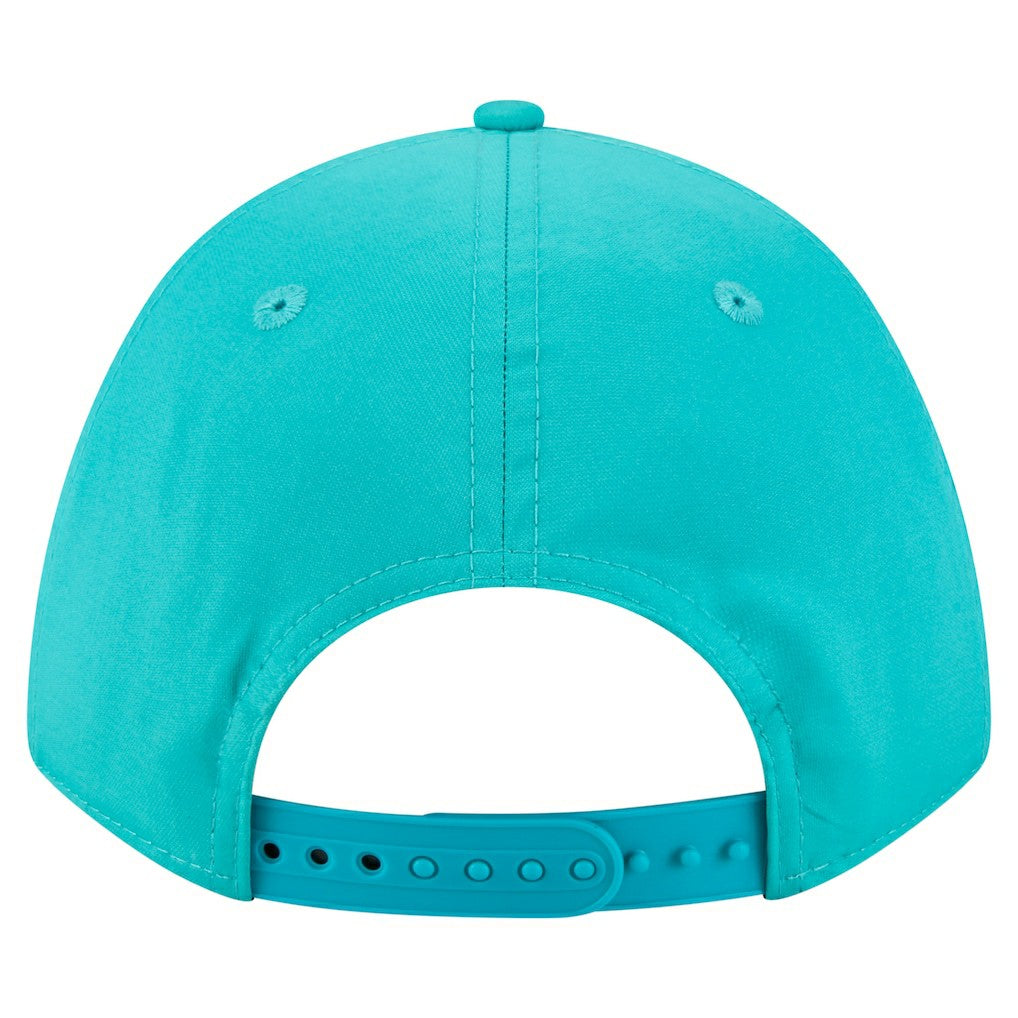 Miami Dolphins New Era Adventure Gradient 9FORTY M-Crown A-Frame Adjustable Hat - White/Aqua - NFL