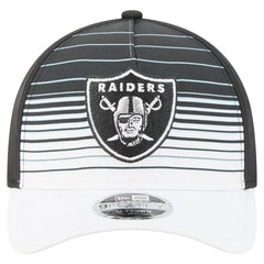 Las Vegas Raiders New Era Adventure Gradient 9FORTY M-Crown A-Frame Adjustable Hat - White/Black - NFL