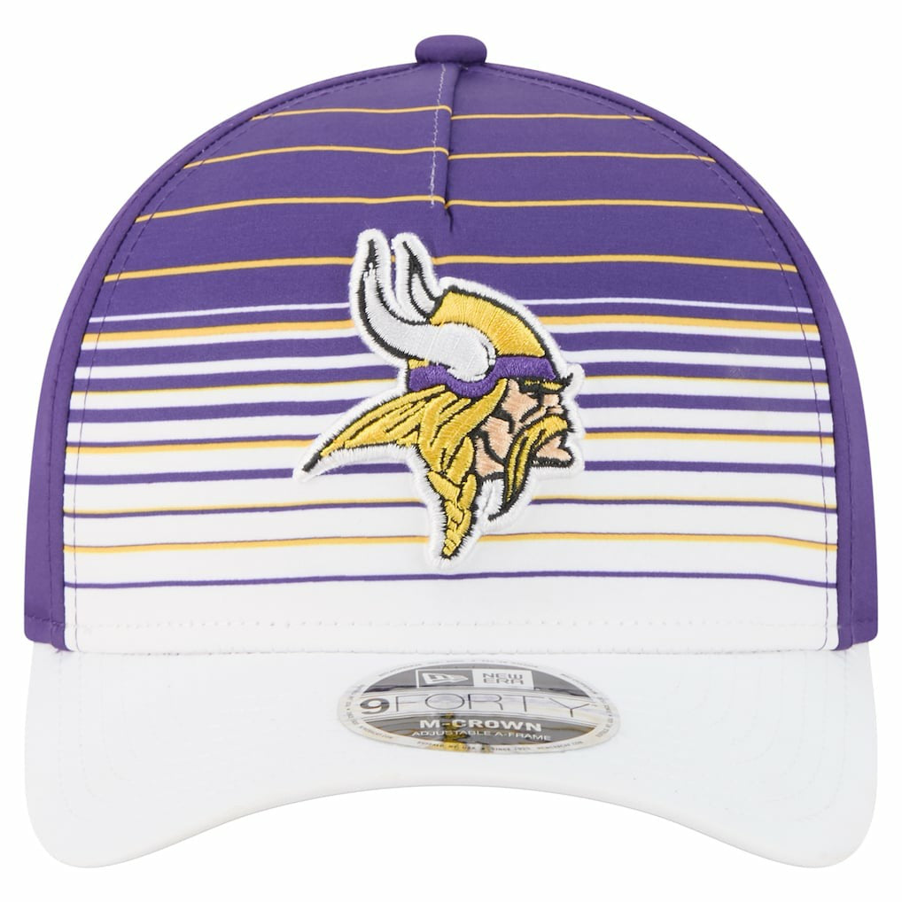 Minnesota Vikings New Era Adventure Gradient 9FORTY M-Crown A-Frame Adjustable Hat - White/Purple - NFL