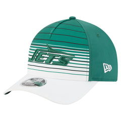 New York Jets New Era Adventure Gradient 9FORTY M-Crown A-Frame Adjustable Hat - White/Green - NFL