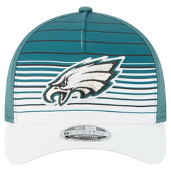Philadelphia Eagles New Era Adventure Gradient 9FORTY M-Crown A-Frame Adjustable Hat - White/Midnight Green - NFL