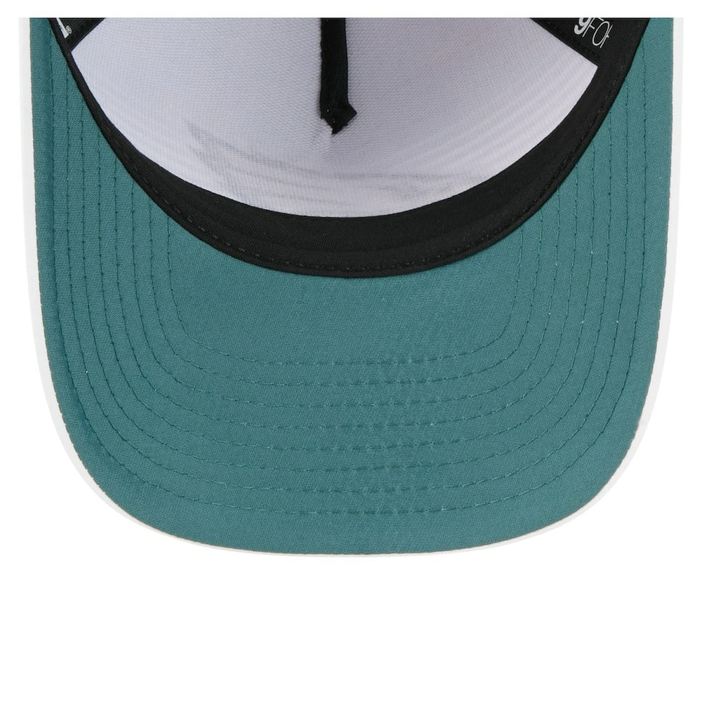 Philadelphia Eagles New Era Adventure Gradient 9FORTY M-Crown A-Frame Adjustable Hat - White/Midnight Green - NFL