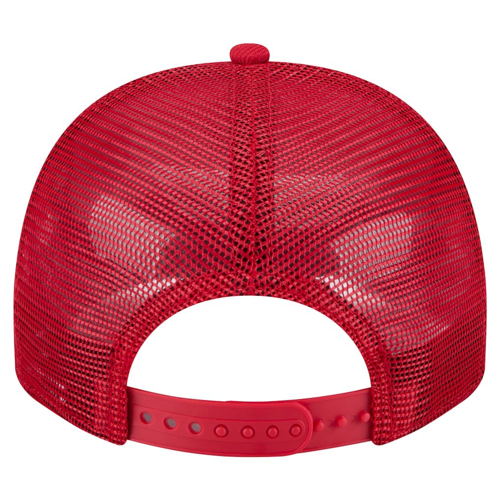 San Francisco 49ers New Era Vintage Team Rope A-Frame Trucker 9FIFTY Snapback Hat - Scarlet - NFL