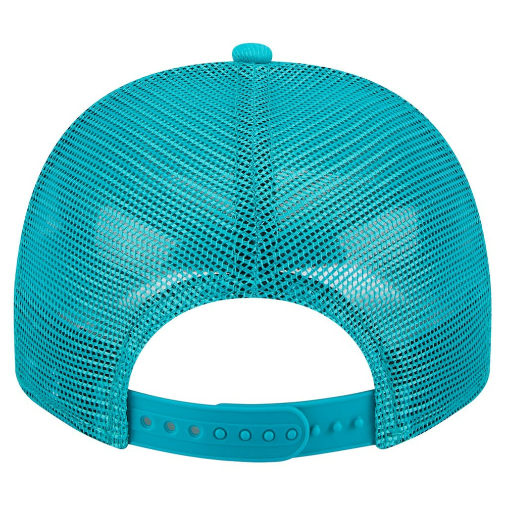 Miami Dolphins New Era Vintage Team Rope A-Frame Trucker 9FIFTY Snapback Hat - Aqua - NFL