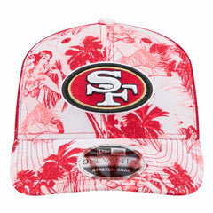 San Francisco 49ers New Era Hula 9SEVENTY Adjustable Trucker Hat - Scarlet - NFL