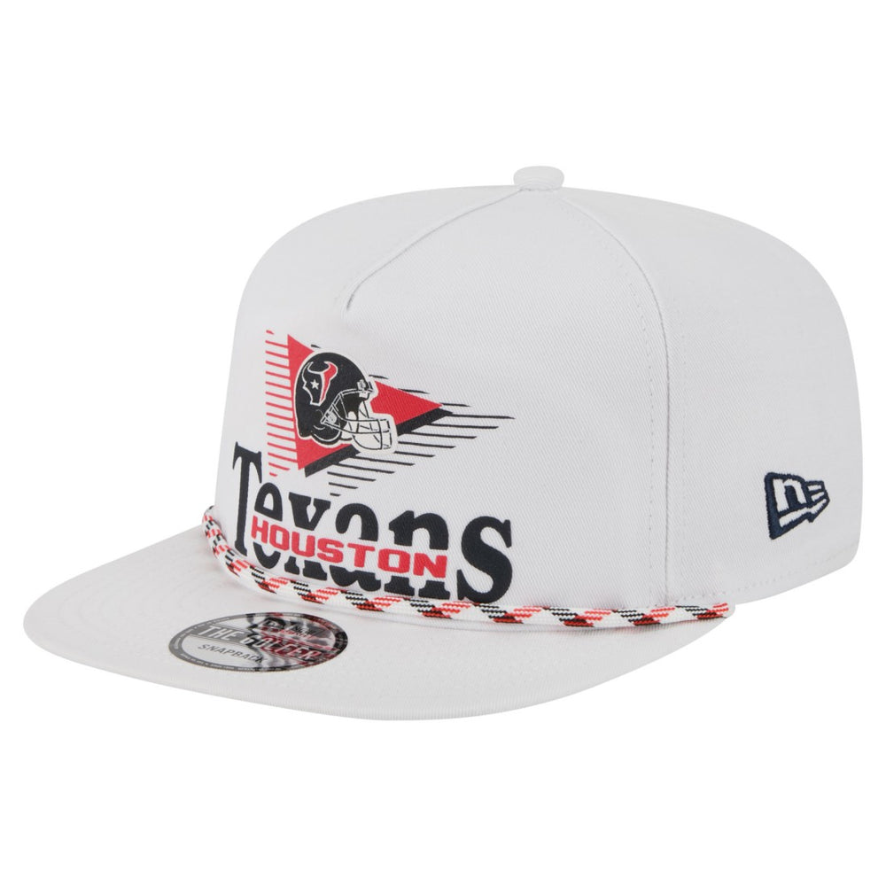 Houston Texans New Era Collide Golfer Snapback Hat - White - NFL