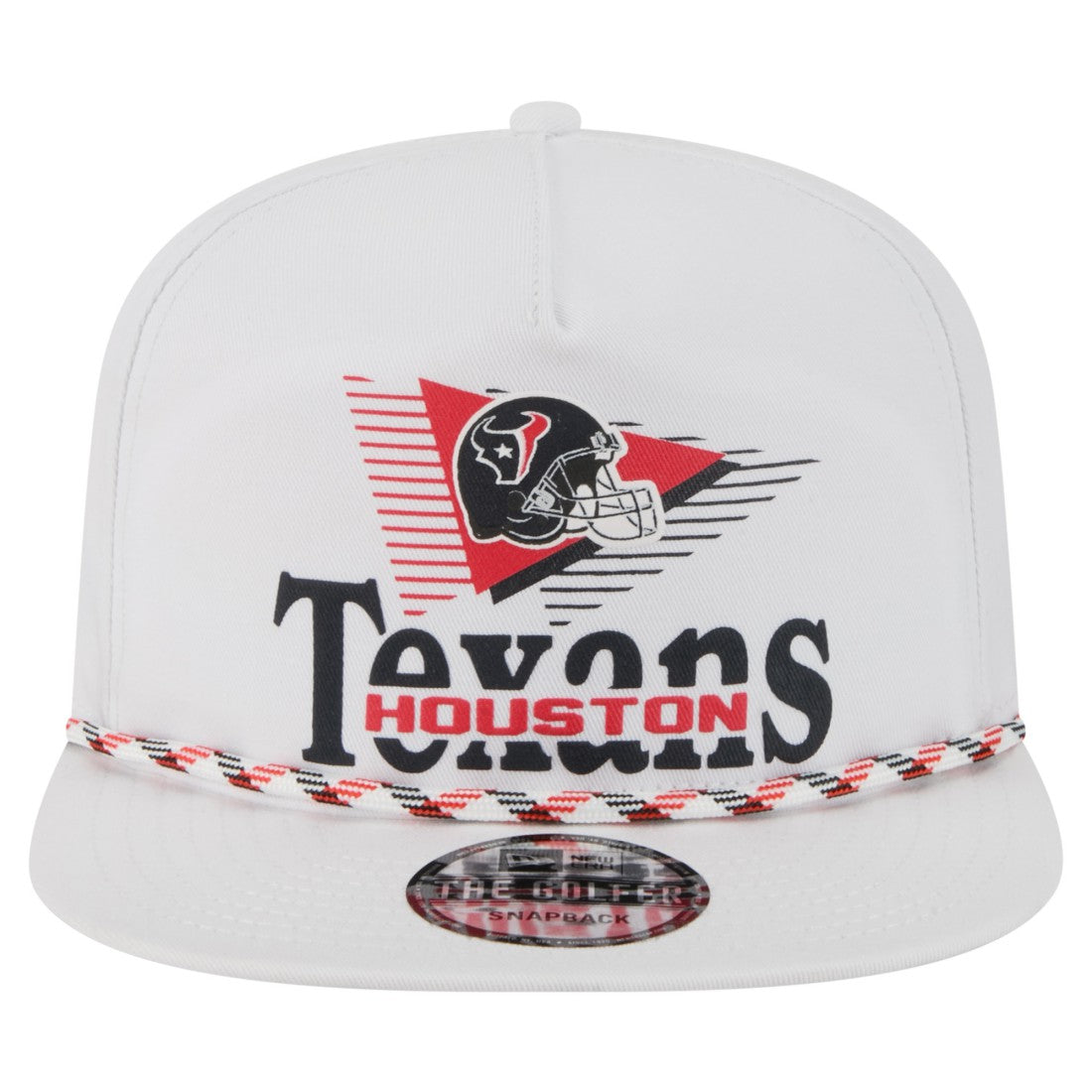 Houston Texans New Era Collide Golfer Snapback Hat - White - NFL