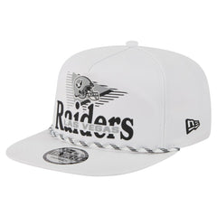 Las Vegas Raiders New Era Collide Golfer Snapback Hat - White - NFL