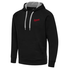 Detroit Red Wings Antigua 2025 NHL Stadium Series Victory Pullover Hoodie - Black | NHL Lifestyle