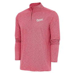 Detroit Red Wings Antigua 2025 NHL Stadium Series Hunk Quarter-Zip Jacket - Heather Red | NHL Clearance