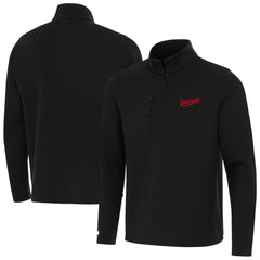 Detroit Red Wings Antigua 2025 NHL Stadium Series Insider Quarter-Zip Top - Black | NHL discount