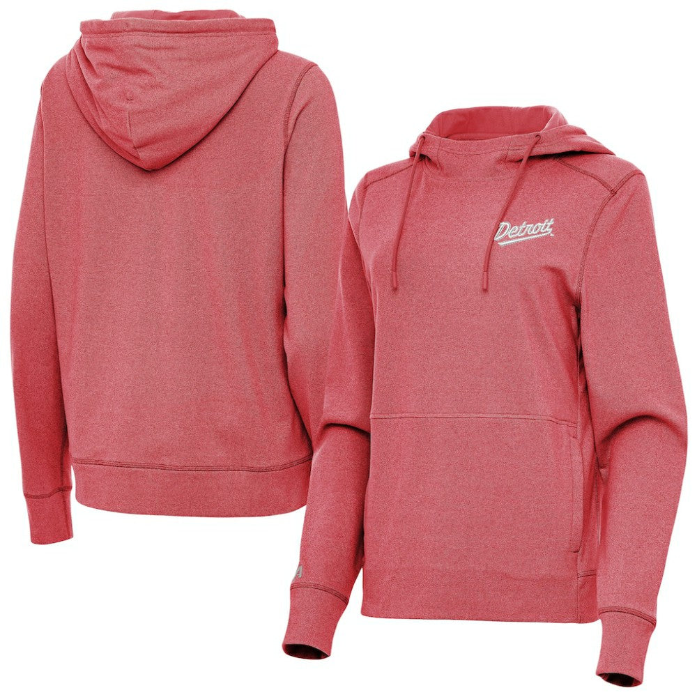 Detroit Red Wings Antigua Women's 2025 NHL Stadium Series Justice Pullover Hoodie - Heather Red | NHL online
