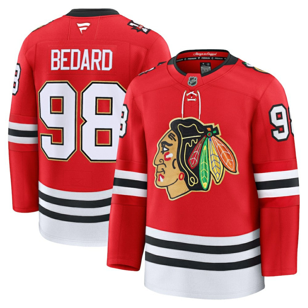 Connor Bedard Chicago Blackhawks Fanatics Centennial Premium Player Jersey - Red | Fanatics near me