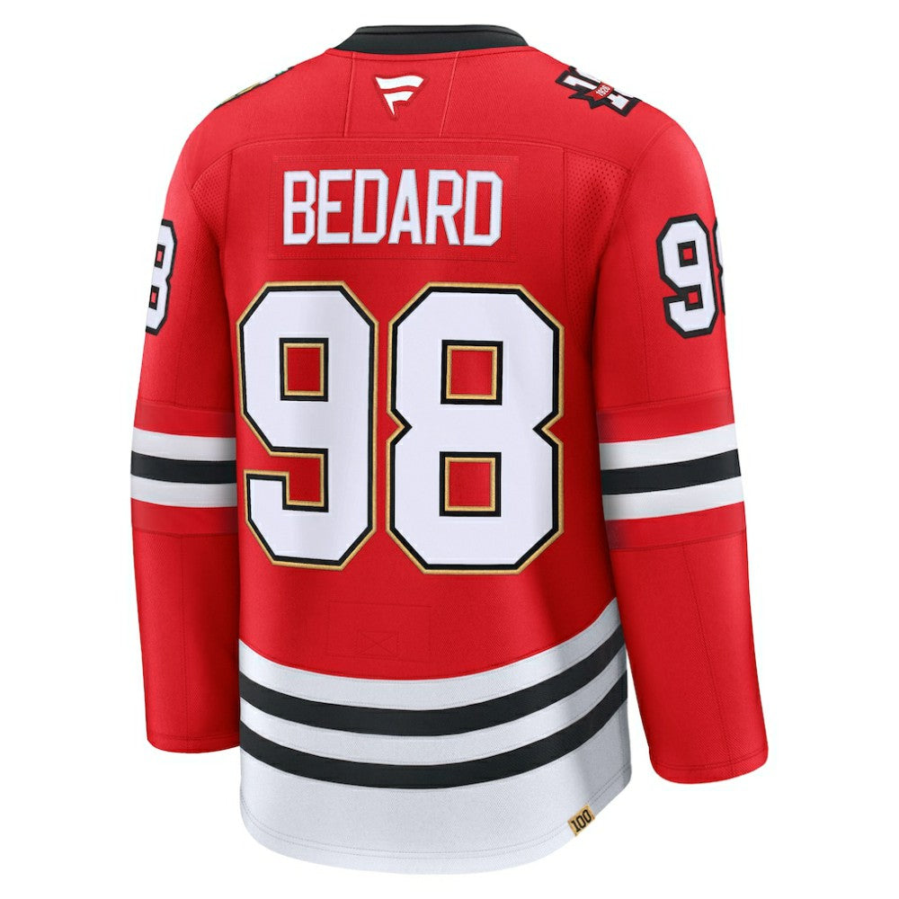 Connor Bedard Chicago Blackhawks Fanatics Centennial Premium Player Jersey - Red | Fanatics near me