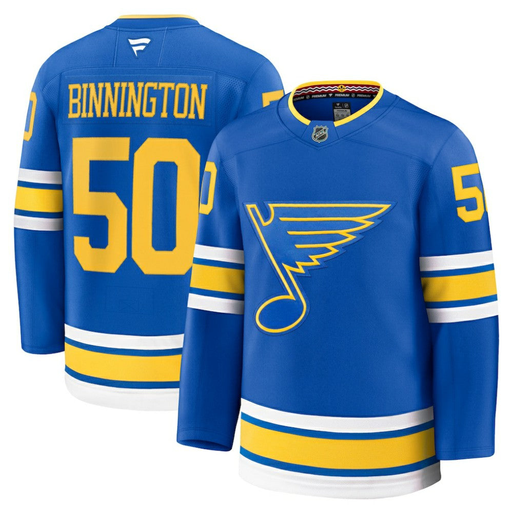 Jordan Binnington St. Louis Blues Fanatics Home Premium Player Jersey - Blue | Fanatics online