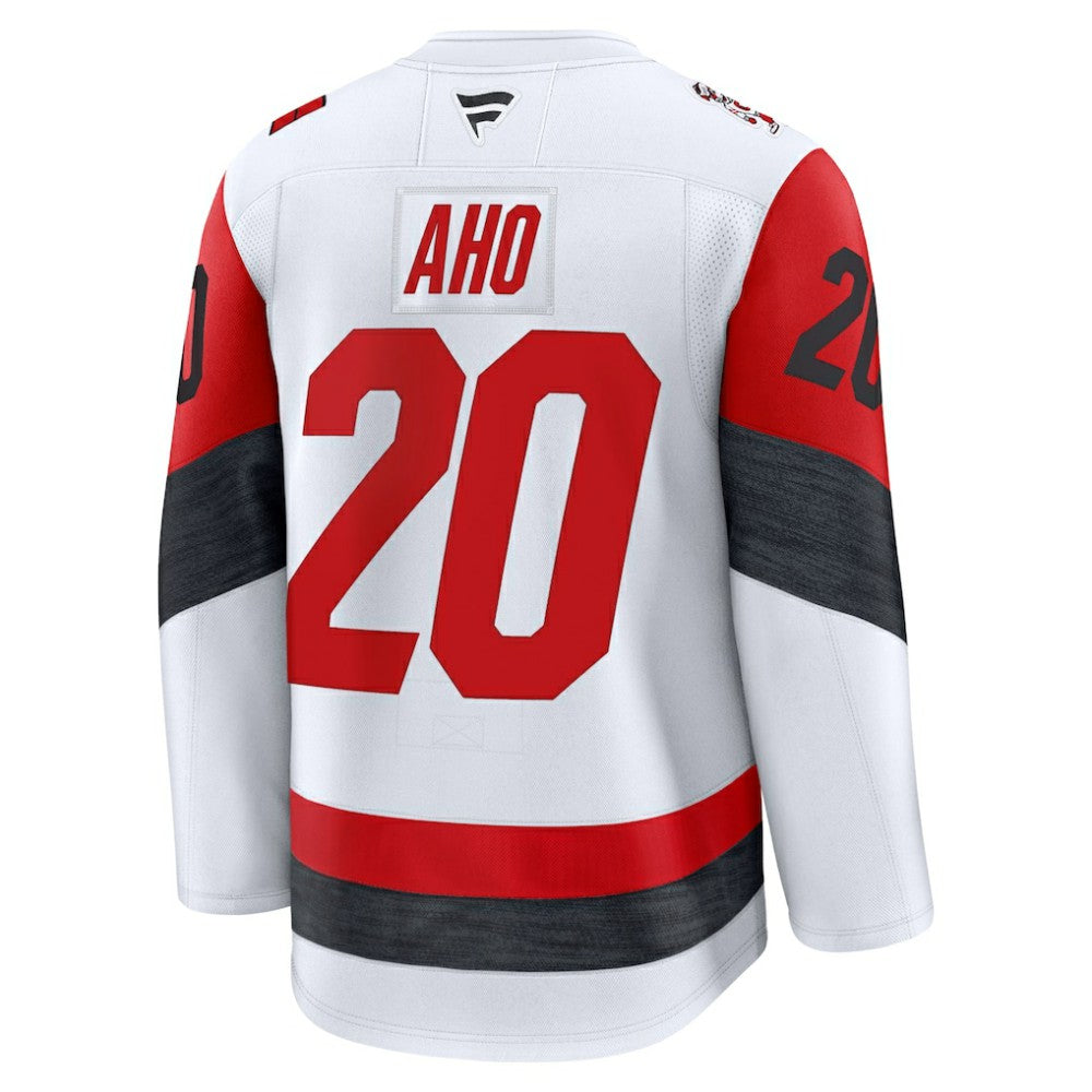 Sebastian Aho Carolina Hurricanes Fanatics Away Premium Jersey - White | Fanatics near me
