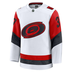 Andrei Svechnikov Carolina Hurricanes Fanatics Away Premium Jersey - White | Fanatics Clearance