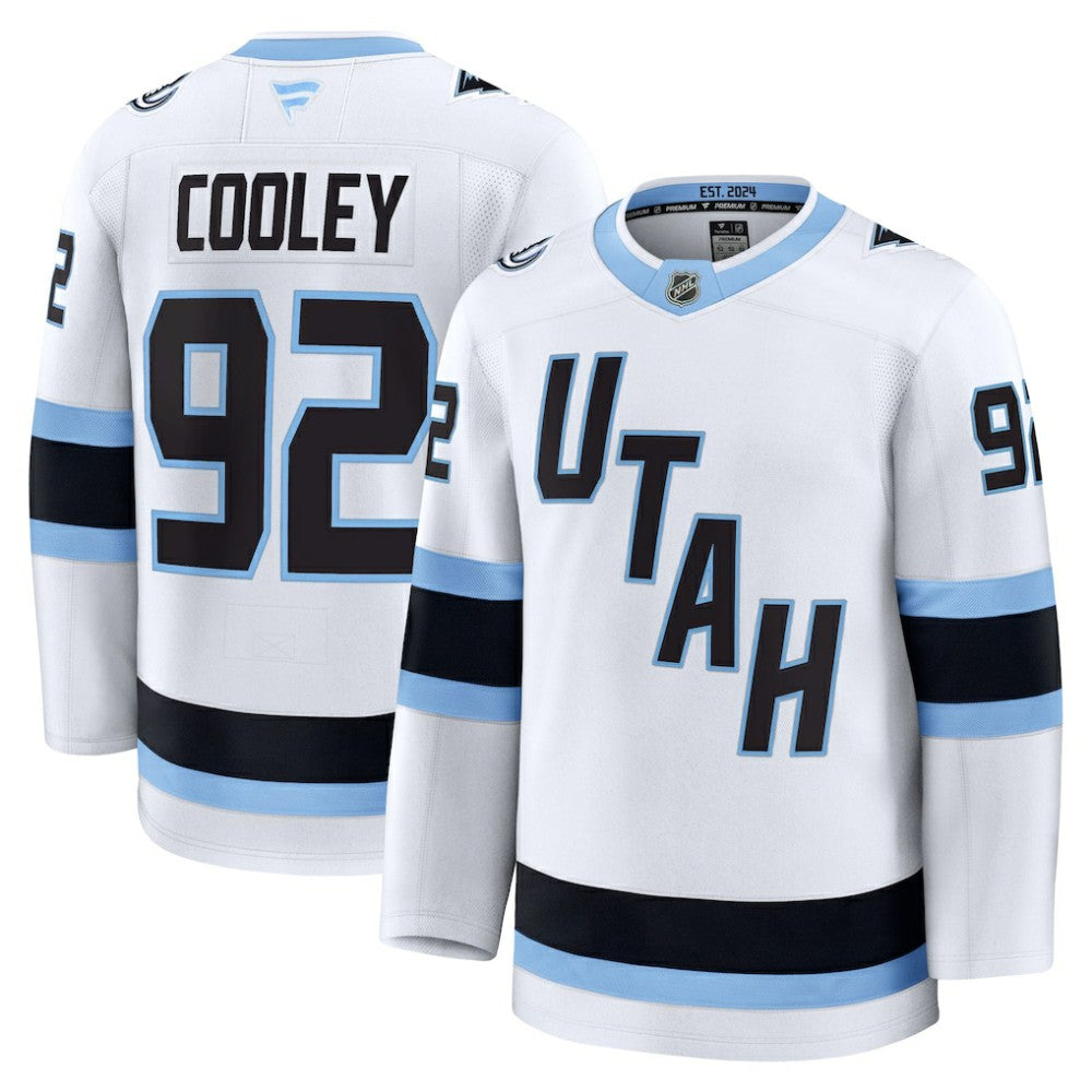 Logan Cooley Utah Mammoth Fanatics Away Premium Player Jersey - White | Fanatics sale