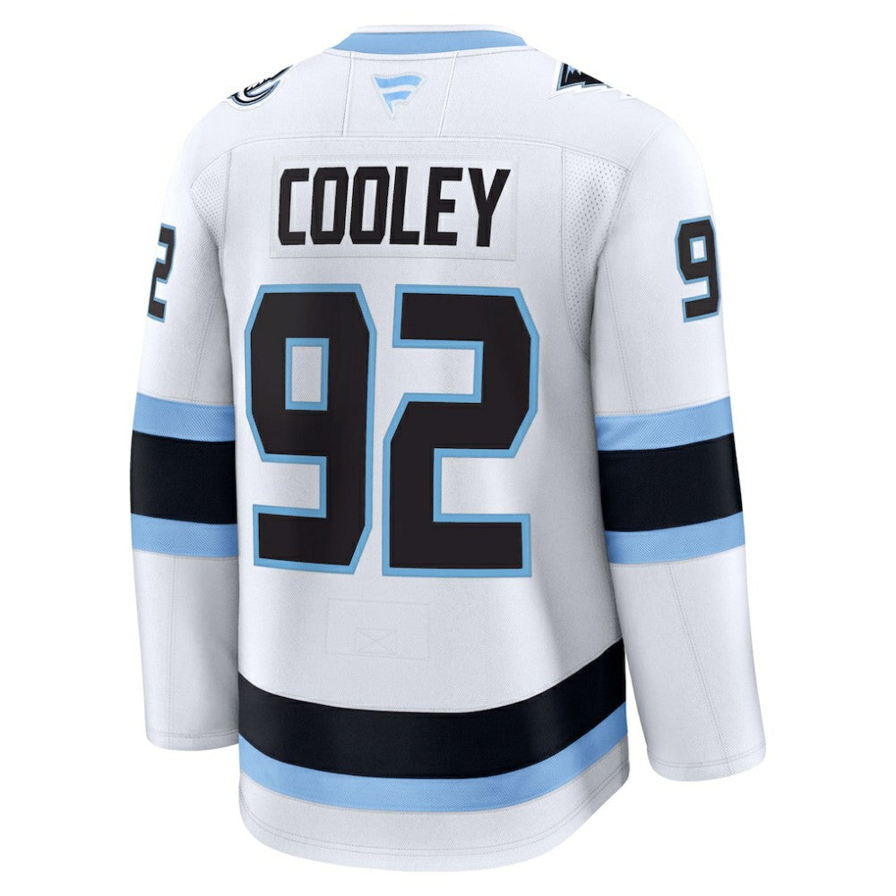 Logan Cooley Utah Mammoth Fanatics Away Premium Player Jersey - White | Fanatics sale