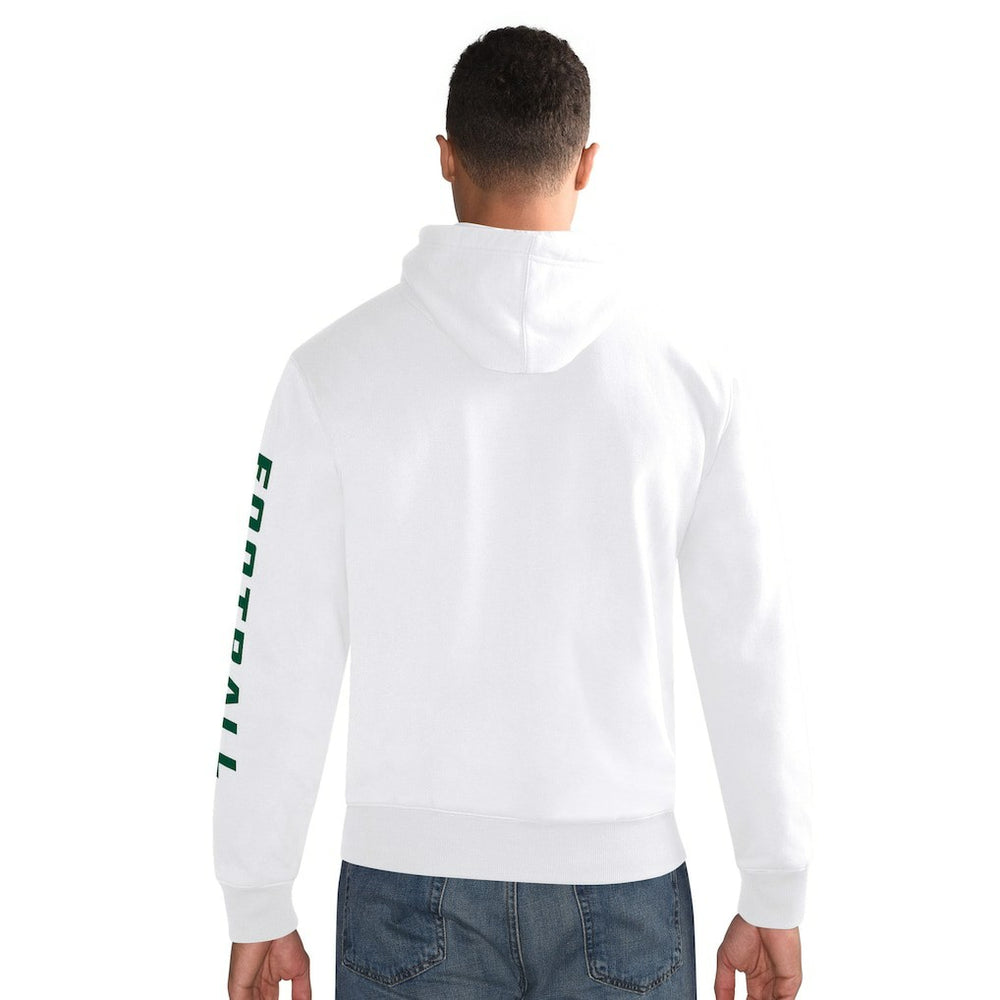 New York Jets Starter Vintage Pullover Hoodie - White - NFL