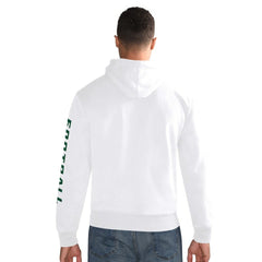 New York Jets Starter Vintage Pullover Hoodie - White - NFL