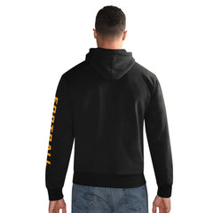 Pittsburgh Steelers Starter Vintage Pullover Hoodie - Heather Gray - NFL