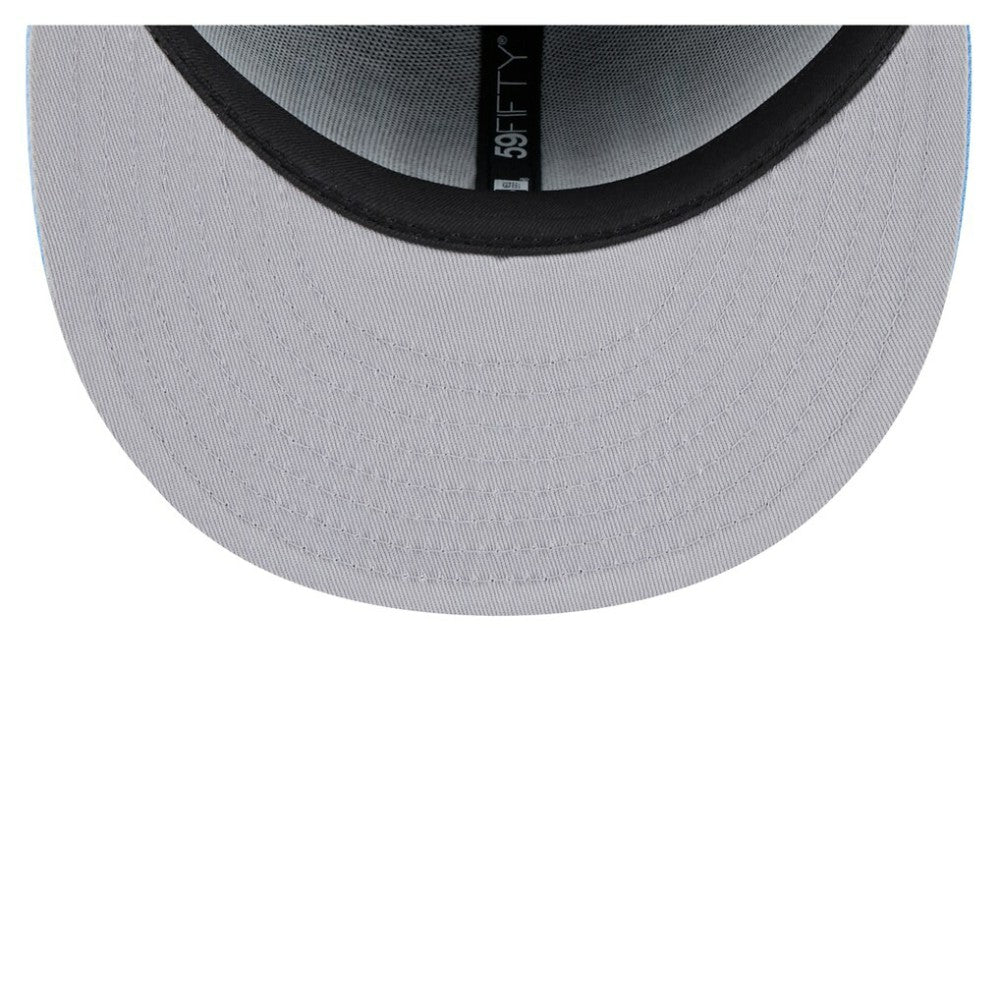 Utah Mammoth New Era Lockup 1st Season 59FIFTY Fitted Hat - Black/Light Blue | New Era Lifestyle