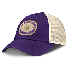 Minnesota Vikings Top of the World Team Patch Adjustable Hat - Purple - NFL