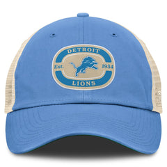 Detroit Lions Top of the World Team Patch Adjustable Hat - Blue - NFL