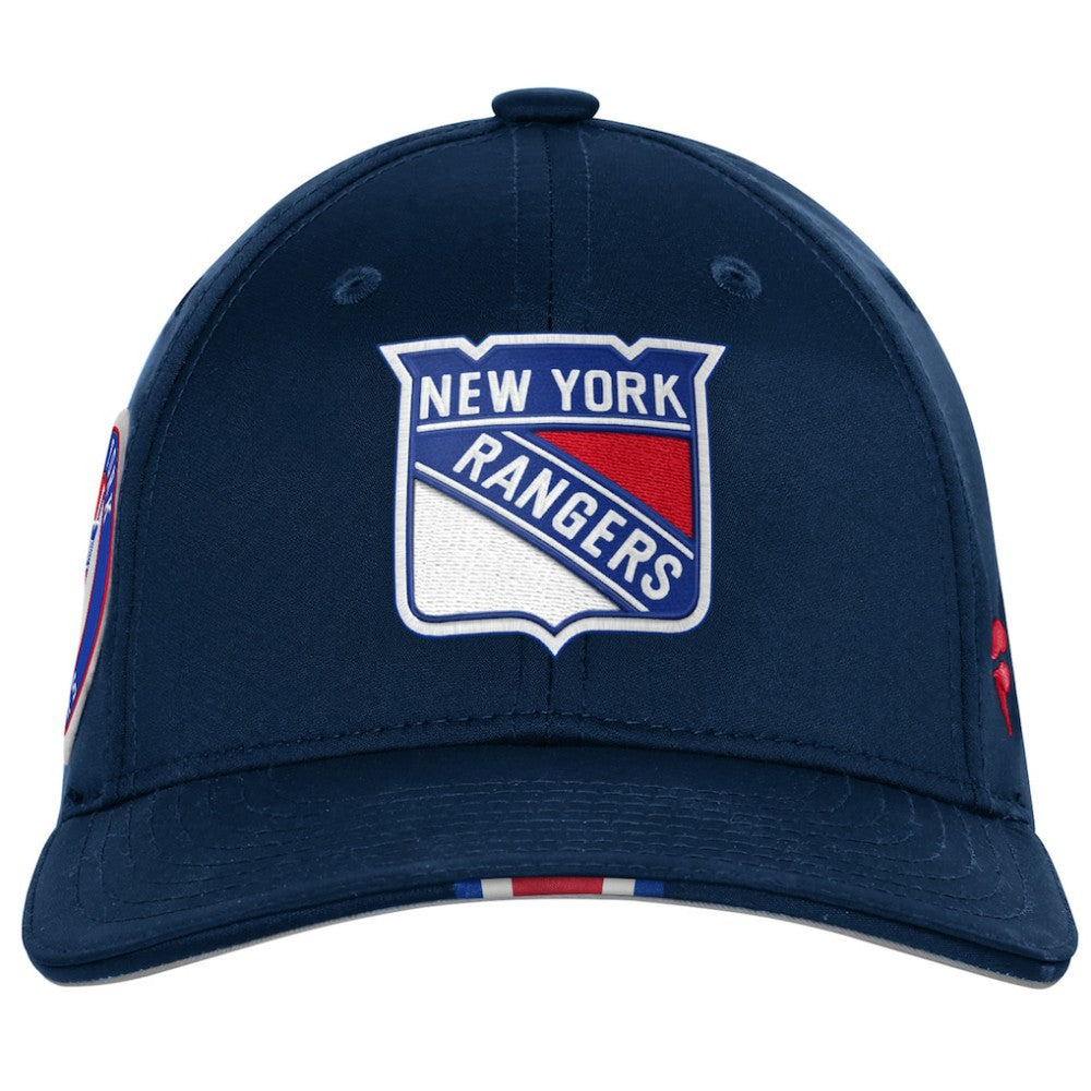 New York Rangers Fanatics Youth 2025 NHL Draft Authentic Pro On-Stage Podium Adjustable Hat - Navy | Fanatics Clearance