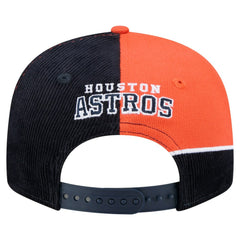 Houston Astros New Era Retro Split Corduroy Snapback Hat Discount