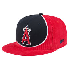 Los Angeles Angels New Era Retro Split Corduroy Snapback Hat Discount